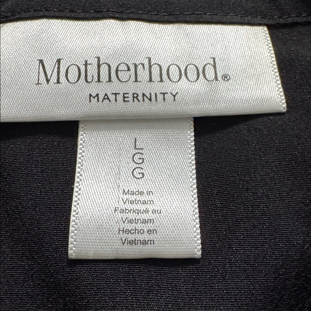 Oh Baby by Motherhood Black Sleeveless Maternity Tank Top Size Large - Picture 3 of 5
